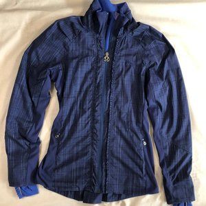 lululemon athletica Jackets & Coats - Lululemon Athletica blue fullzip jacket lululemon athletica Jackets & Coats - Lululemon Athletica blue fullzip jacket